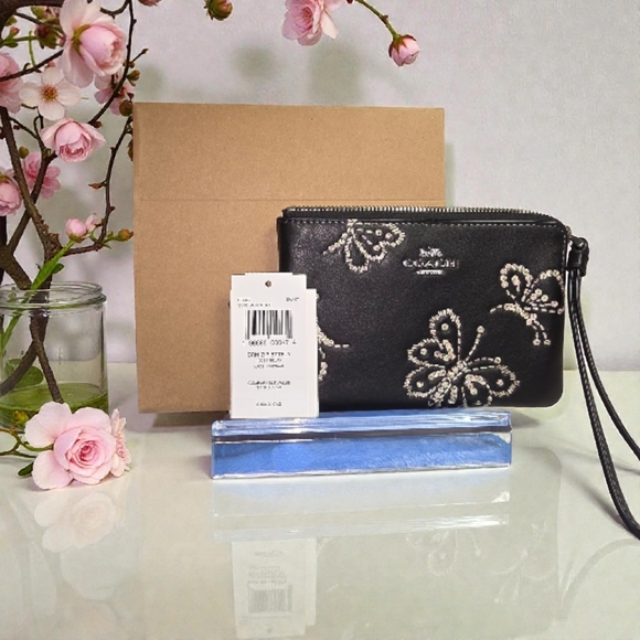 Coach Handbags - Coach Butterfly Wristlet w/Box
